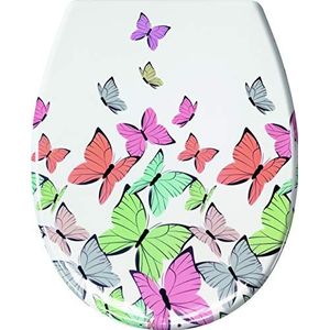 Kleine Wolke Vlinders, WC-Seat, 37x 45 cm, Multi kleuren, veelkleurig