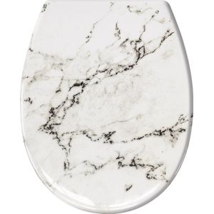 Kleine Wolke Marble WC-bril, Duroplast, antraciet, 37 x 45 x 5 cm