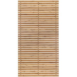 Kleine Wolke Houten Mat Level Badtapij - 100% Bambo - Natuu - 80 X 50 C - 80.00 X 50.00 X C