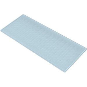 Kleine Wolke textielvereniging Kleine Wolke badmat Ruby waterblauw 35x 75 cm, 35 x 75 cm