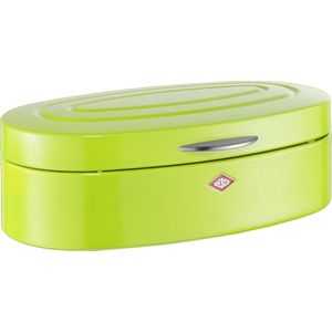 Wesco Grandy Broodtrommel in de kleur zwart, gepoedercoat