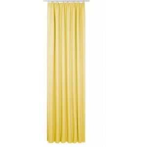 Wirth kant-en-klare sjaal met plooiband, polyester, geel, 175 x 132 cm