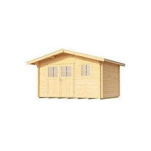 Weka Tuinhuis Met Luifel 111 Gr1 250x380cm