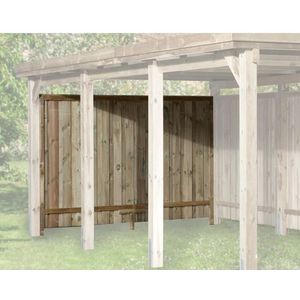 Rückwand für Carports