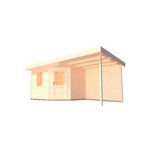 Weka - Tuinhuis Design 213A GR2 - Blokhut - Groen - Hout