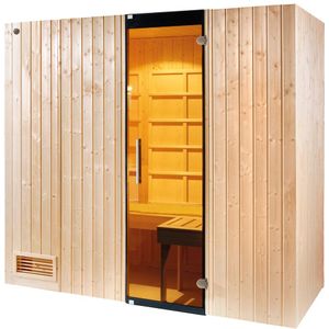 Weka Uppsala Alles-in-1 Sauna (ir, Fins En Stoombad) 121x212cm | Sauna's