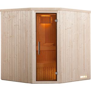 Weka Hoeksauna Kiruna 2 4,5kw Os 230v 177x194cm