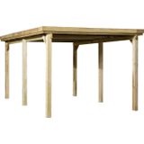 weka Einzelcarport 617 Gr.1, BxT: 322x512 cm, 215 cm Einfahrtshöhe