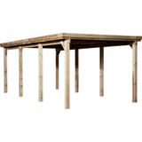 weka Einzelcarport "617 Gr.2", Holz, 270 cm, braun