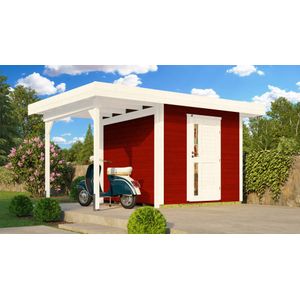 Weka Design Huis 172 A Maat 2 Rood 235x300cm | Tuinhuizen