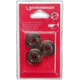 Rothenberger Reserve-snijwiel | snijwiel-d. 31,5 mm snijdiepte 6 mm | hooggelegeerd, geharde staal | 3 stuks in blister - 070051D - 070051D