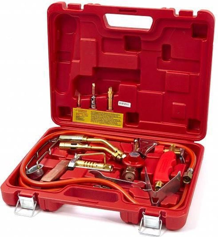 Rothenberger - Turbo Soldeerset - Soldeergereedschap - Hoogwaardige Set - Inclusief Diverse Branders