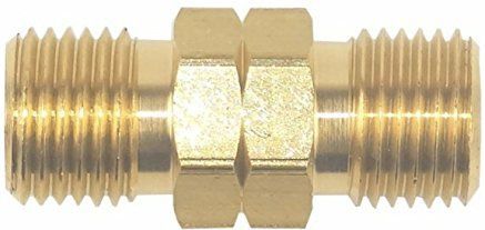 Rothenberger - Dubbele Nippel - G 1/4" L - R1/4" L - Messing