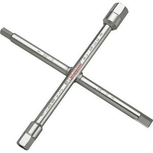 Rothenberger - Sanitairkruissleutel - 200 x 200 mm - Chroom-vanadium staal - Multifunctioneel
