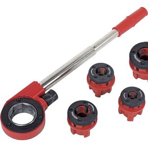 Rothenberger - ROT070669E - Ratelsleutel Set - 4 Stansmessen - Aluminium