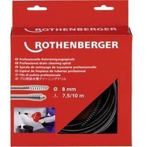 Rothenberger - 72412 Ontstoppingsveer - 7.5 m - Ø 8 mm - Staal