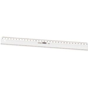 Liniaal 30cm M&R 1130/000 Transparant