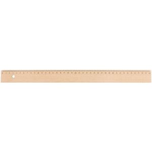 M+R liniaal - 40 cm - hout - met metaalinleg - MR-19400000