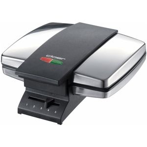 Cloer Kaneelwafelmaker 1431 - Wafelijzer - Zilver