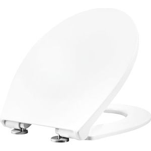 Cornat Wc-bril ""Aneto 2.0"" - klassieke witte look - onderhoudsvriendelijk duroplast - Quick up & Clean functie - softclosemechanisme - comfortabele montage boven/toiletbril/wc-deksel / 1076400