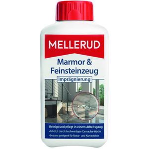 MELLERUD Marmer & porselein steengoed impregnering | 1 x 0,5 l | Efficiënt middel ter bescherming tegen vuil van natuur- en kunststenen binnen en buiten