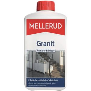 Mellerud Granietreiniger en onderhoud, 1 x 1 l, reinigingsmiddel voor het verwijderen van hardnekkig vuil op graniet- of speksteenoppervlakken