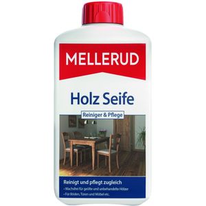 MELLERUD Houtreiniger en -onderhoud, 1 x 1 liter, sterke bescherming voor alle geoliede en onbehandelde houten oppervlakken binnenshuis