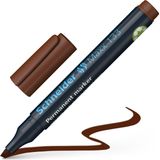 Schneider permanent marker - Maxx 133 - beitelpunt - bruin - S-113307