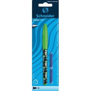 Schneider Voyage schrijfgerei, M, gesorteerd, 1 blisterkaart incl. 2 inktpatronen