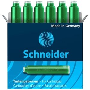 Schneider inktpatronen groen (6 stuks)