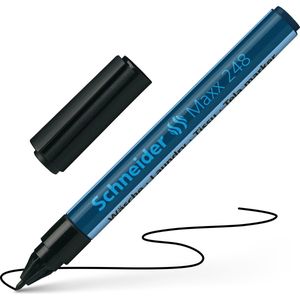 Schneider wasmarkeerstift - Maxx 248 - 1,0mm - zwart - textielstift - S-72481