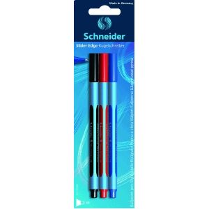 Kugelschreiber Slider Edge Kappenmodell XB Blisterkarte sortiert VE=3 St&#252;ck