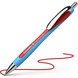 Schneider balpen Slider Rave penpunt XB schrijfkleur roo2