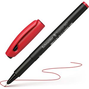 10 x Schneider Fineliner Topliner 967 rot