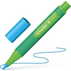 Schneider schrijfstift Link-it, mineraalblauw [10x]
