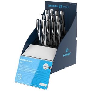 vulpen Schneider Ray blauw/wit SIS-display met 12 stuks