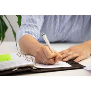 Balpen - K 3 Biosafe - Zwart - Biobased Kunststof - Vervangbare Inktpatroon