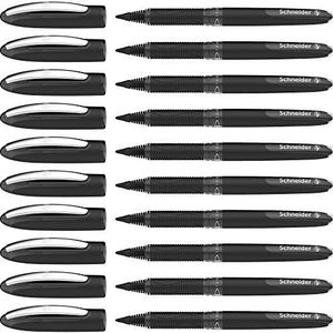 Schneider 183601 One Sign rollerbalpen, onuitwisbaar, lijndikte 1 mm, zwart, verpakking van 10 stuks