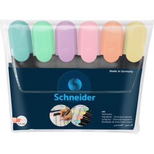 Schneider Textmarker Job Pastell sortiert 6er Etui