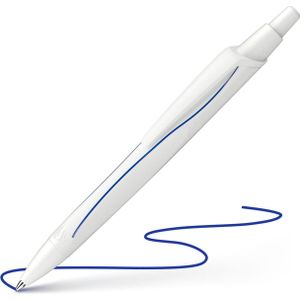 Schneider Kugelschreiber Reco weiß, Schreibfarbe: blau, 1 St.