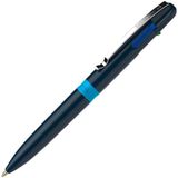 Schneider 4-Farben-Kugelschreiber Take 4 dunkelblau, Schreibfarbe: schwarz, rot, blau, grün, 1 St.