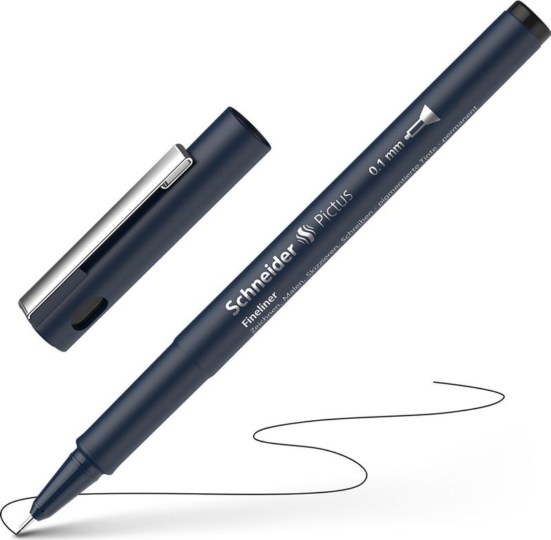 Fineliner Pictus 0,1mm schwarz