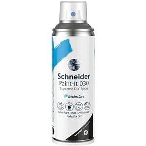 Schneider spuitbus verf - Paint-it 030 - DIY spuitverf - acrylverf - 200ml - donker grijs - S-ML03050003