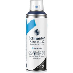 Schneider spuitbus verf - Paint-it 030 - DIY spuitverf - acrylverf - 200ml - nacht blauw - S-ML03050020