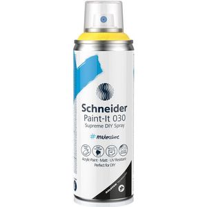 Schneider spuitbus verf - Paint-it 030 - DIY spuitverf - acrylverf - 200ml - geel - S-ML03050063