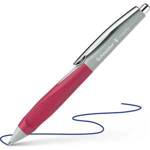 Schneider Kugelschreiber Haptify salbei grau/magenta, Schreibfarbe: blau, 1 St.