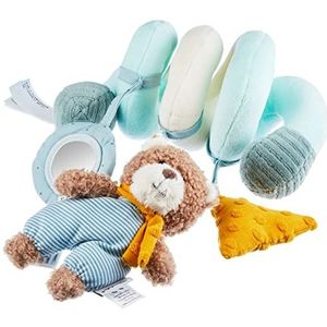 Sterntaler 6612002 speelgoedspiraal, beer Ben, inclusief rammelaar, leeftijd: voor baby's vanaf de geboorte, meerkleurig