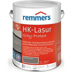 Remmers HK Lazuur 3in1 - Grafietgrijs - Beits 5 liter - Beitsen - Verfwinkel is tot 50% goedkoper