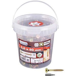 CONNEX B30084 Uni-Screws - Schroeven - Verzinkt - 175 Stuks