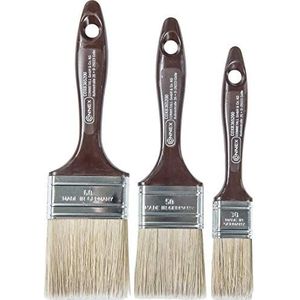 Connex - Kwastenset 3-delig - Platen Penselen - Kunststof - Voor Verf